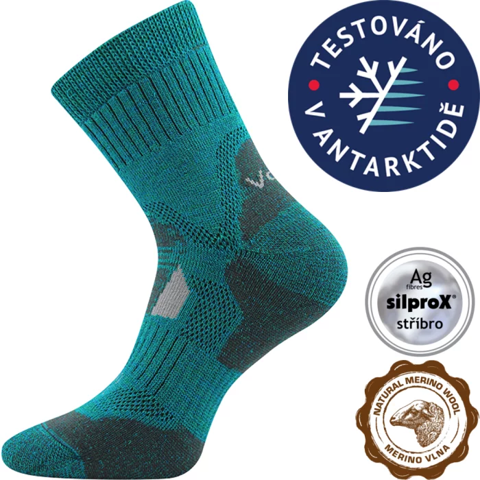 ponožky Stabil CLIMAYARN modro-zelená